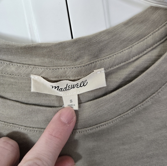 NWT Madewell Cropped Tee - Picture 2 of 4
